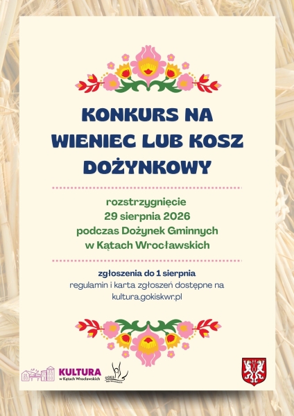 Konkurs na wieniec lub kosz dożynkowy